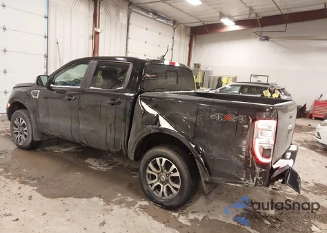 2021 Ford Ranger Lariat z USA, uszkodzony, nr VIN 1FTER4FH2MLD29920